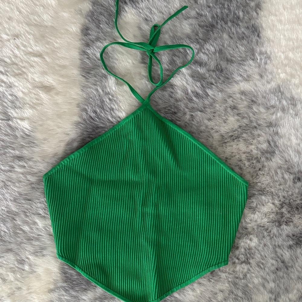 Babton Green Halter Top